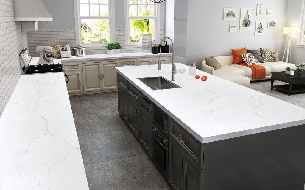 Misterio Quartz stone kitchen worktop