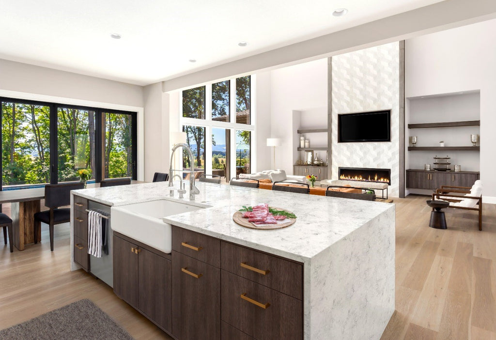 Pisa Quartz Kitchen Worktop – Modern, Durable & Low-Maintenance