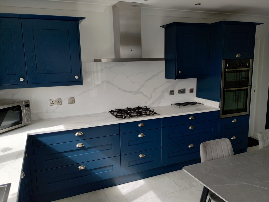 Statuario Toran Quartz Kitchen Worktop