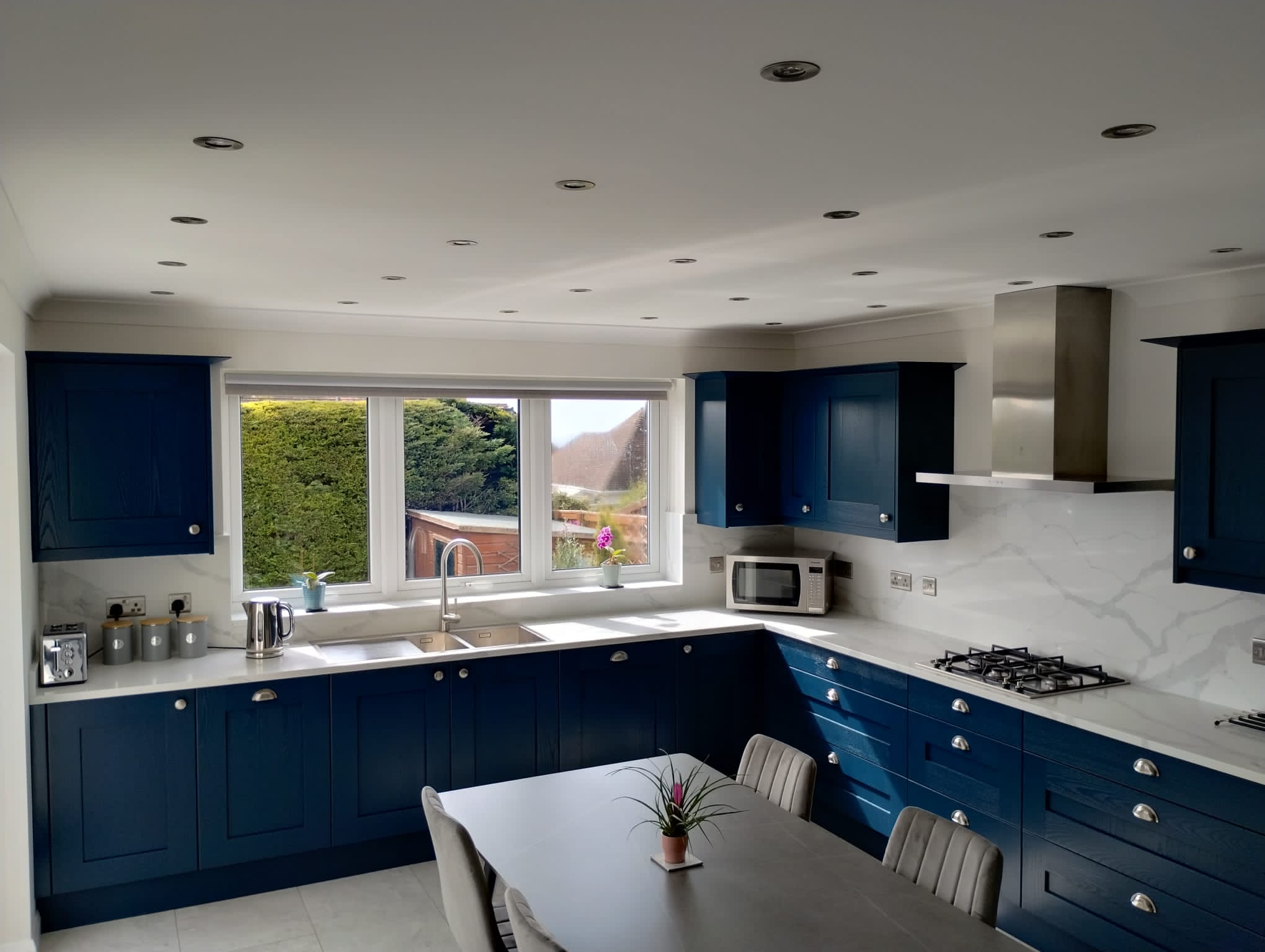 Statuario Toran Quartz Kitchen Worktop